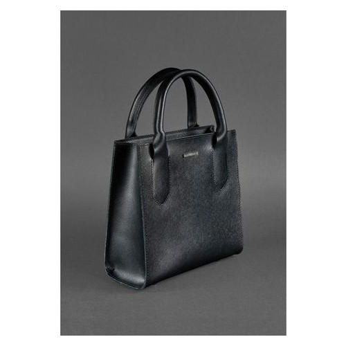 Шкіряна жіноча сумка-кроссбоді чорна Blackwood Blank Note BN-BAG-28-bw фото №3