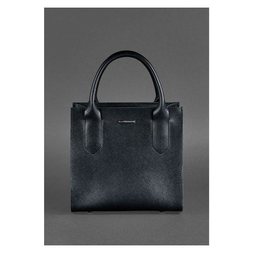 Шкіряна жіноча сумка-кроссбоді чорна Blackwood Blank Note BN-BAG-28-bw фото №2
