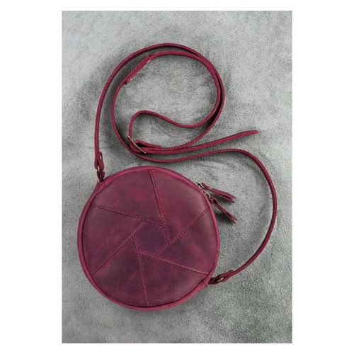 Шкіряна жіноча сумка Бон-Бон бордова Blank Note BN-BAG-11-vin-kr фото №4
