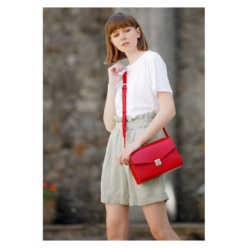 Жіноча шкіряна сумка-кроссбоді Lola червона Blank Note BN-BAG-35-rubin фото №6
