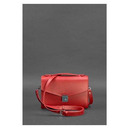 Жіноча шкіряна сумка-кроссбоді Lola червона Blank Note BN-BAG-35-rubin фото №4