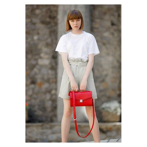 Жіноча шкіряна сумка-кроссбоді Lola червона Blank Note BN-BAG-35-rubin фото №7