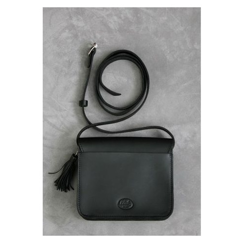 Шкіряна жіноча бохо сумка Лілу чорна Blank Note BN-BAG-3-g-man фото №3