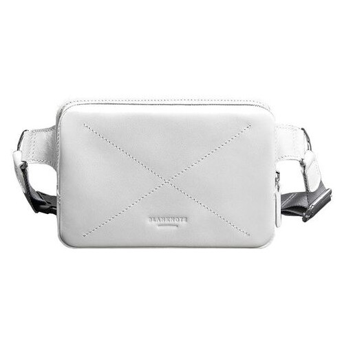 Шкіряна сумка жіноча Dropbag Mini біла Blank Note BN-BAG-6-light-bw фото №1