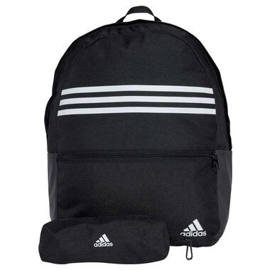 Міський шкільний спортивний рюкзак Adidas Classic Horizontal 3-S чорний IZ1895 (M-13702065) фото №2