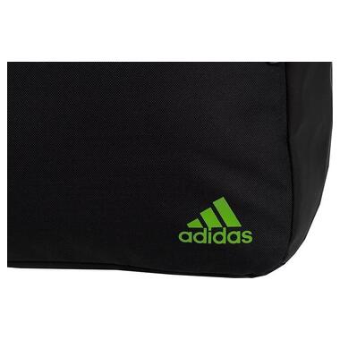 Шкільний міський спортивний рюкзак Adidas Classic Horizontal 3-Stripes чорно-зелений HY0743 (M-13557961) фото №4