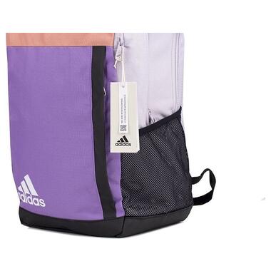 Шкільний міський спортивний рюкзак Adidas Motion Badge of Sport фіолетово-помаранчевий IK6889 (M-13557965) фото №9