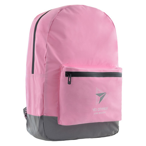 Міський рюкзак Yes Ultra Reflective T-66 Pink (557462) фото №1