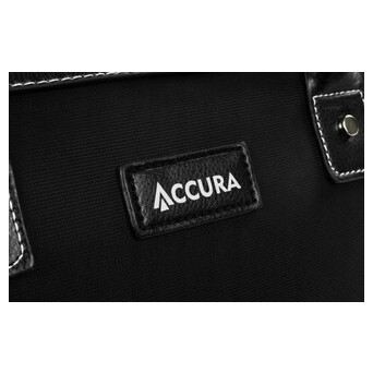 Ділова сумка з відділом для ноутбука Accura чорна 14,1 дюймів фото №4