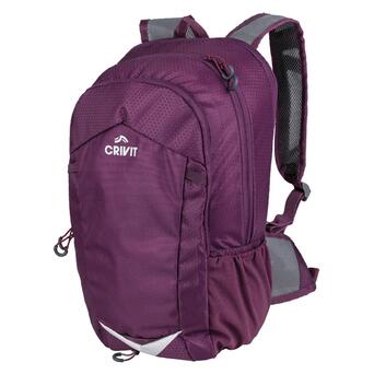 Спортивний рюкзак зі збільшенням об'єму та дощовиком Crivit 14 3L фіолетовий фото №1