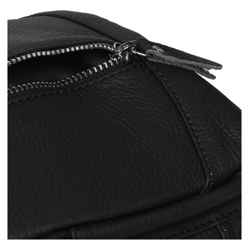 Шкіряний чоловічий рюкзак Borsa Leather K1318-black фото №7