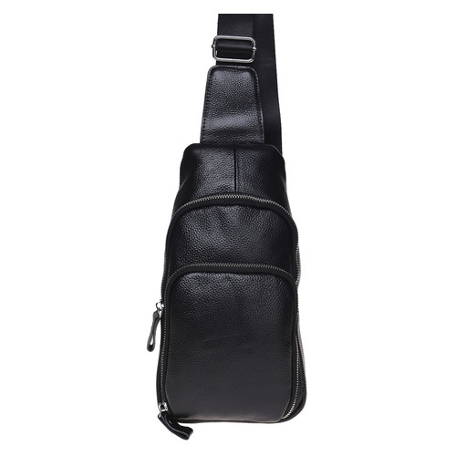 Шкіряний чоловічий рюкзак Borsa Leather K15058-black фото №2