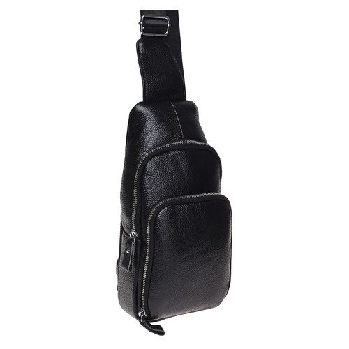 Шкіряний чоловічий рюкзак Borsa Leather K15058-black фото №4