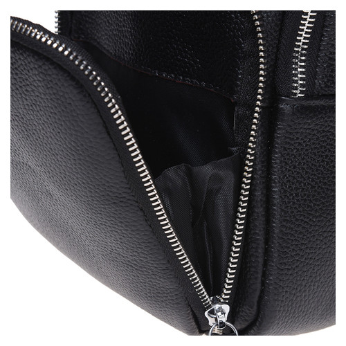 Шкіряний чоловічий рюкзак Borsa Leather K15058-black фото №8
