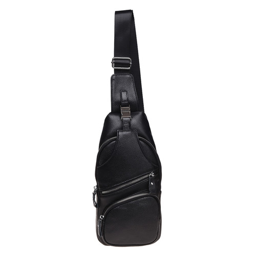 Шкіряний чоловічий рюкзак Borsa Leather K15026-black фото №2