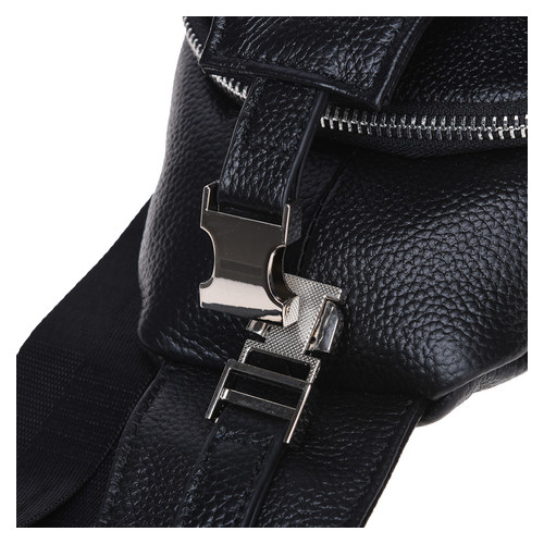 Шкіряний чоловічий рюкзак Borsa Leather K15026-black фото №7