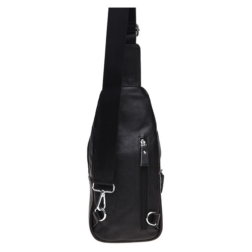 Шкіряний чоловічий рюкзак Borsa Leather K15026-black фото №3