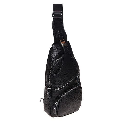 Шкіряний чоловічий рюкзак Borsa Leather K15026-black фото №4