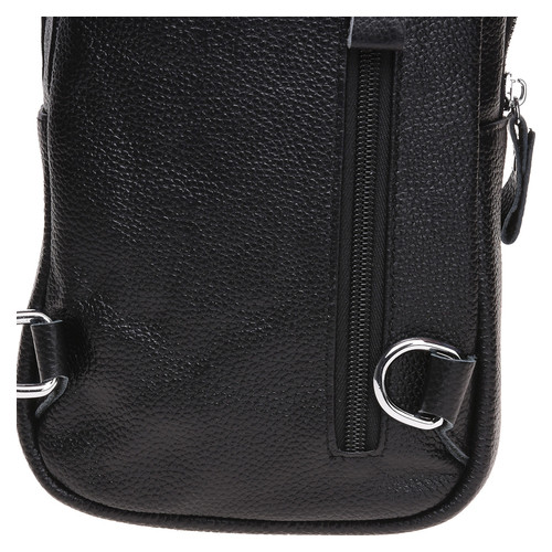 Шкіряний чоловічий рюкзак Borsa Leather K15026-black фото №6