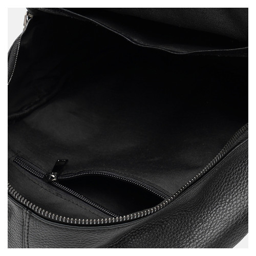 Шкіряний чоловічий рюкзак Borsa Leather K12626-black фото №5
