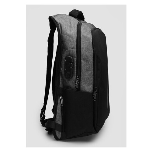 Чоловічий рюкзак для ноутбука Monsen 1Rem8328gr-black фото №4