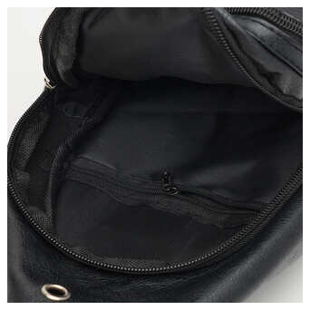 Чоловічий рюкзак через плече Monsen C1921bl-black фото №5