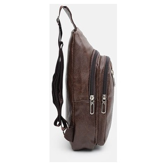 Чоловічий рюкзак через плече Monsen C1925br-brown фото №4