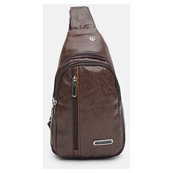 Чоловічий рюкзак через плече Monsen C1925br-brown фото №2