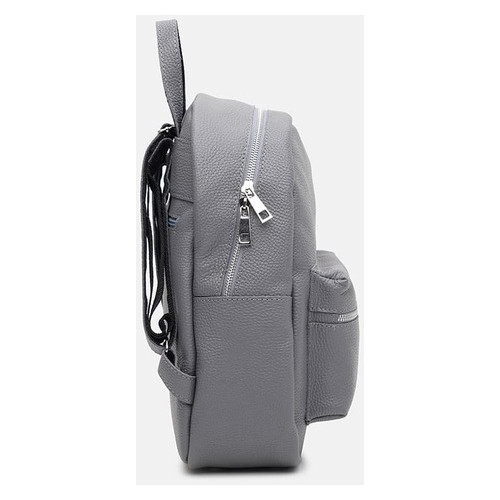 Жіночий шкіряний рюкзак Ricco Grande 1l655gr-grey фото №4