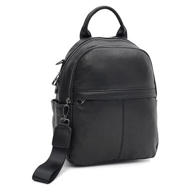 Жіночий шкіряний рюкзак Ricco Grande K18095bl-black фото №1