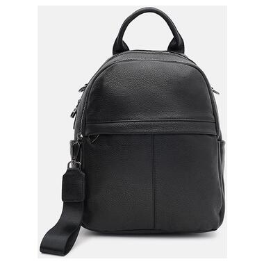Жіночий шкіряний рюкзак Ricco Grande K18095bl-black фото №2