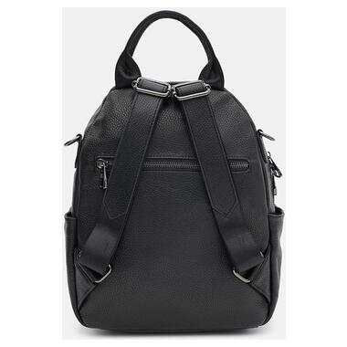 Жіночий шкіряний рюкзак Ricco Grande K18095bl-black фото №3
