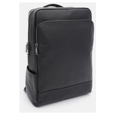 Чоловічий шкіряний рюкзак Ricco Grande K16616bl-black фото №2