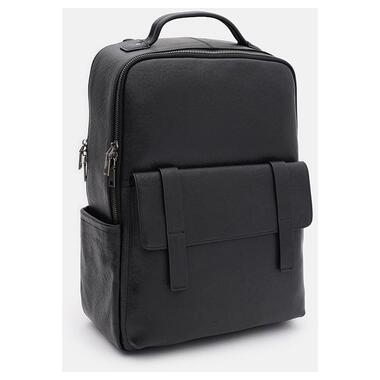 Чоловічий шкіряний рюкзак Ricco Grande K16823bl-black фото №2
