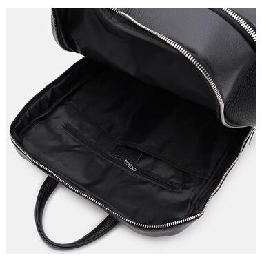 Чоловічий шкіряний рюкзак Ricco Grande K1b1210606bl-black фото №6