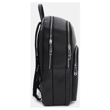 Чоловічий шкіряний рюкзак Ricco Grande K1b1210606bl-black фото №4