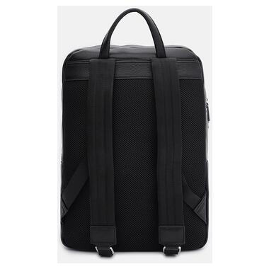 Чоловічий шкіряний рюкзак Ricco Grande K1b1210606bl-black фото №3