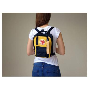 Рюкзак fjallraven XPRO kanken classic желто-синий WM-3582_317 фото №5