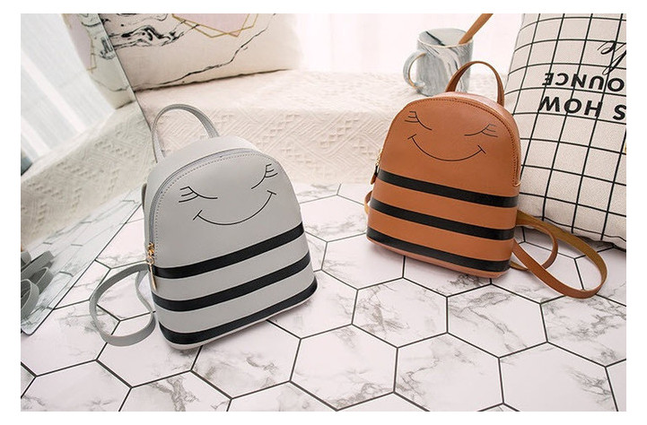 Милий міні рюкзак бджола сумка (РК-396) фото №9