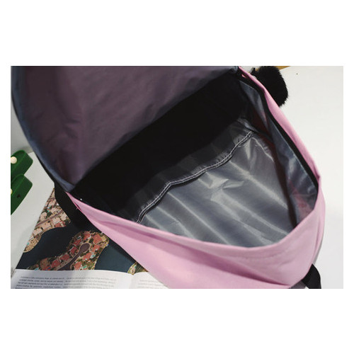 Модний тканинний рюкзак з помпоном (РК-369) фото №10