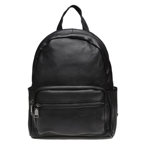 Шкіряний жіночий рюкзак Keizer K110086-black фото №2