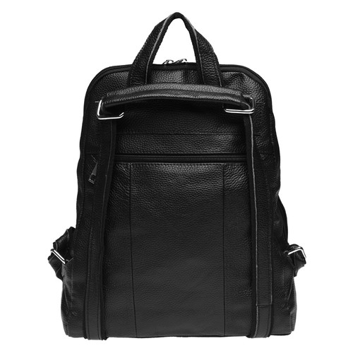 Шкіряний жіночий рюкзак Keizer K1152-black фото №3