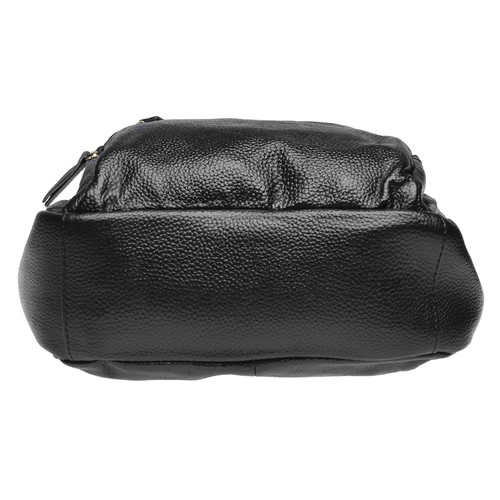 Шкіряний жіночий рюкзак Keizer K1322-black фото №4