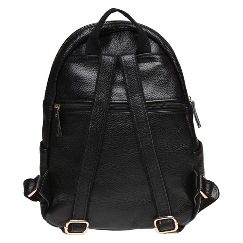 Шкіряний жіночий рюкзак Keizer K1339-black фото №3