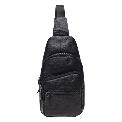 Чоловічий шкіряний рюкзак Keizer K11037-black фото №2