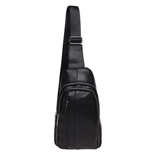 Чоловічий шкіряний рюкзак Keizer K12096-black фото №2