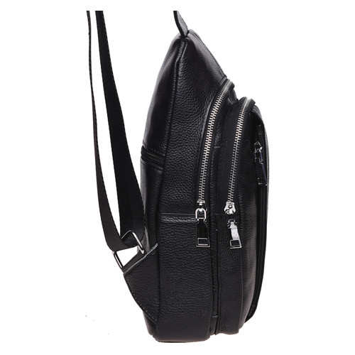 Чоловічий шкіряний рюкзак Keizer K12096-black фото №4