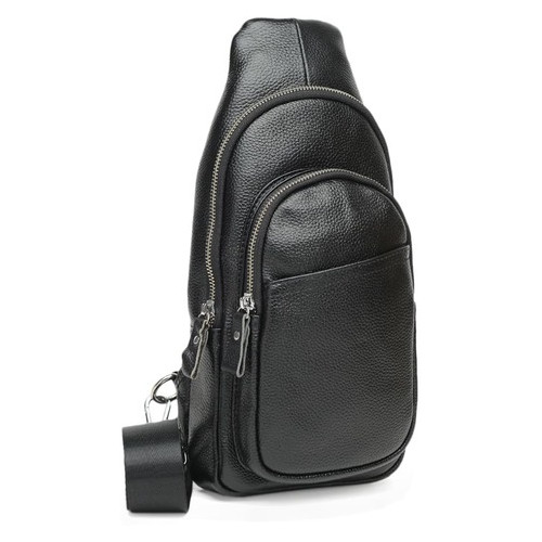 Чоловічий шкіряний рюкзак Keizer K15021-black фото №1