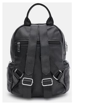 Шкіряний жіночий рюкак Keizer K18805bl-black фото №3