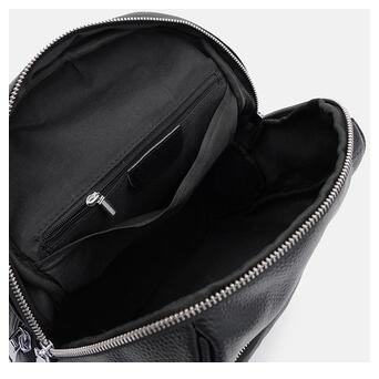 Шкіряний жіночий рюкак Keizer K18805bl-black фото №5